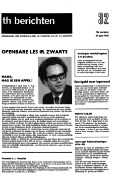 Voorzijde van magazine: TH berichten 32 - 27 april 1970
