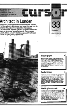 Voorzijde van magazine: Cursor 33 - 4 mei 1990
