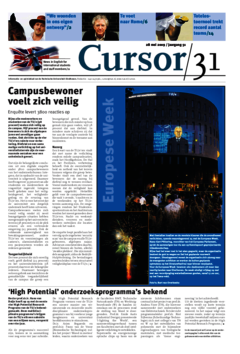 Voorzijde van magazine: Cursor 31 - 28 mei 2009