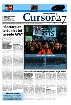 Voorzijde van magazine: Cursor 27 - 1 april 2004