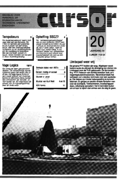 Voorzijde van magazine: Cursor 20 - 17 januari 1992