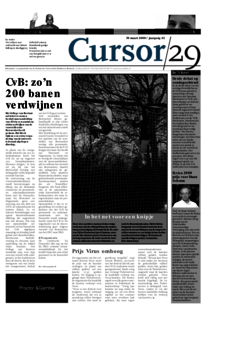 Voorzijde van magazine: Cursor 29 - 30 maart 2000