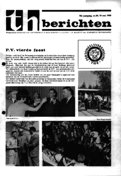 Voorzijde van magazine: TH berichten 34 - 10 mei 1968