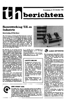 Voorzijde van magazine: TH berichten 5 - 8 oktober 1965