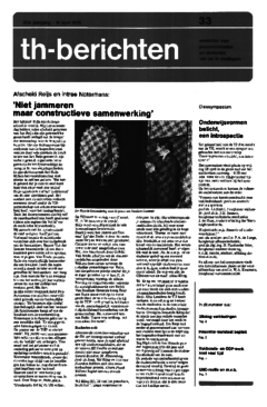Voorzijde van magazine: TH berichten 33 - 14 april 1978