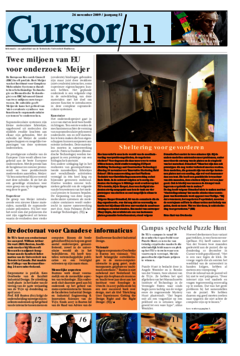 Voorzijde van magazine: Cursor 11 - 26 november 2009