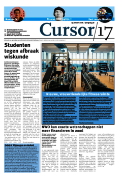 Voorzijde van magazine: Cursor 17 - 19 januari 2006