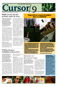 Voorzijde van magazine: Cursor 09 - 12 november 2009