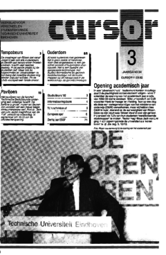 Voorzijde van magazine: Cursor 3 - 11 september 1992