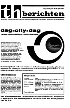 Voorzijde van magazine: TH berichten 26 - 3 april 1967