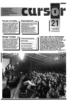 Voorzijde van magazine: Cursor 21 - 29 januari 1993